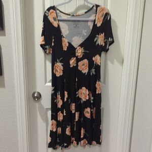 torrid Floral Super Soft V Neck Dress